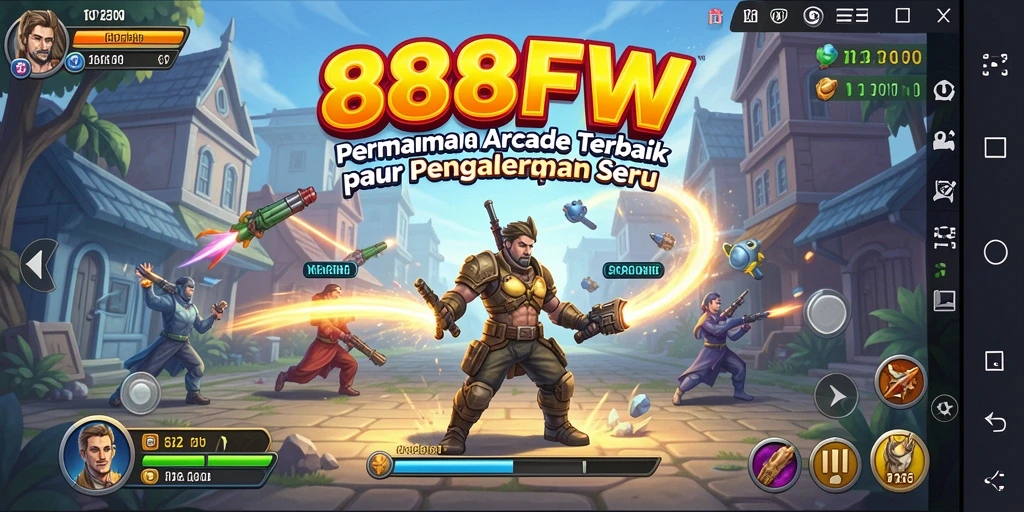Tampilan gameplay menarik dan penuh aksi dari 888FW.