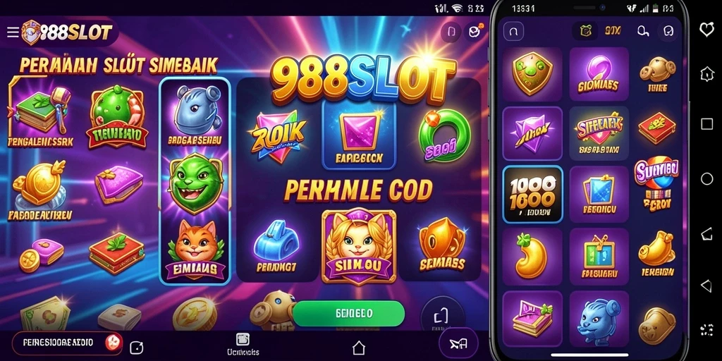 Gameplay menarik dari 988SLOT dengan tema slot beragam.