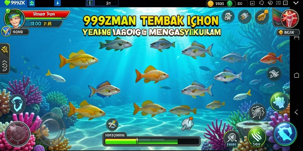 Gameplay seru di 999ZK dengan grafis ikan yang menarik.