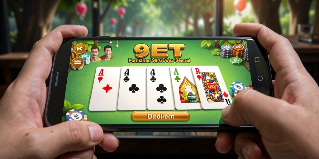 Screenshot dari gameplay menarik 9ET yang menggambarkan keseruan Domino.