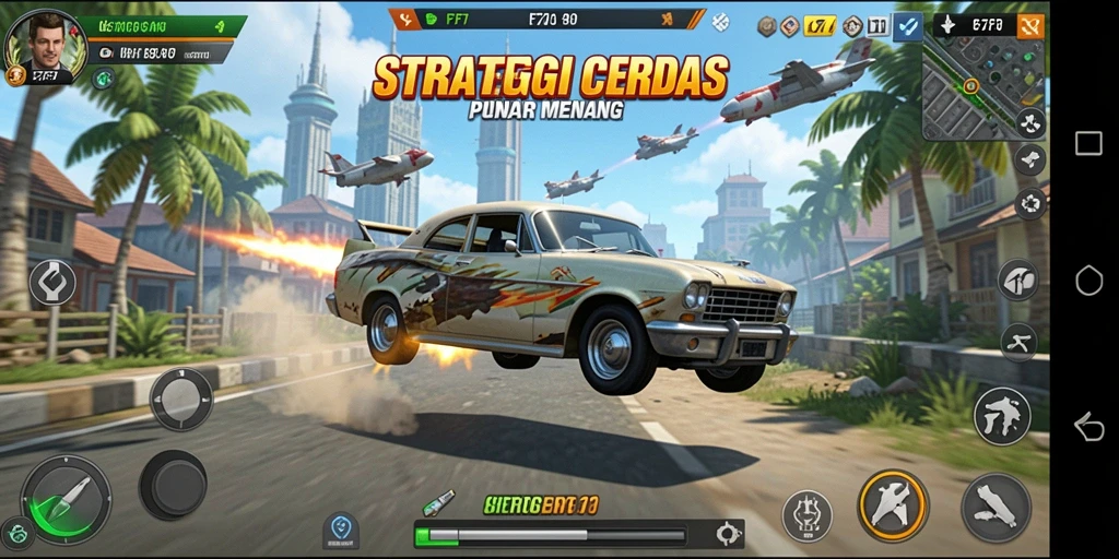 Screenshot gameplay F7F7 menampilkan aksi strategi yang mendebarkan.