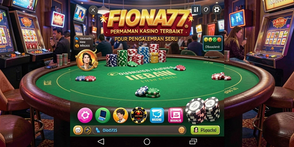 Tampilan gameplay menarik dari FIONA77 dengan fitur Kasino interaktif.