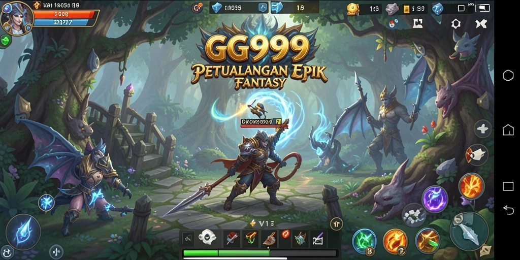 Tampilan menarik dari gameplay GG999 yang penuh aksi.