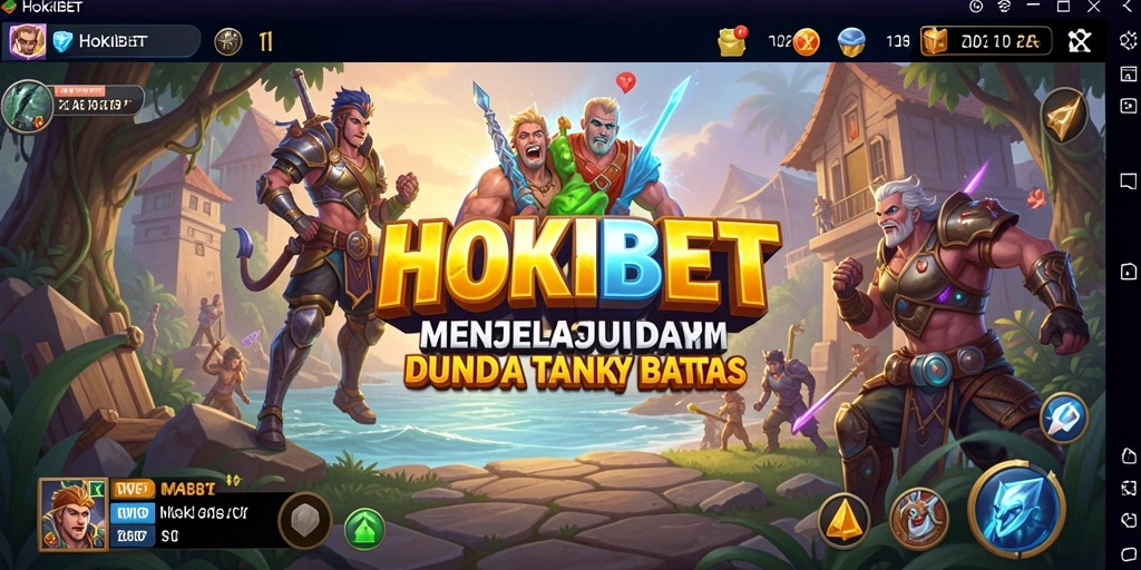 Tampilan menarik dari gameplay HOKIBET dengan elemen Open World.