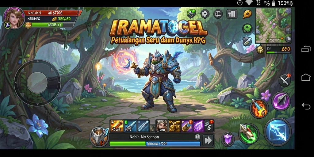 Gameplay menarik IRAMATOGEL dengan karakter dan quest yang menawan.