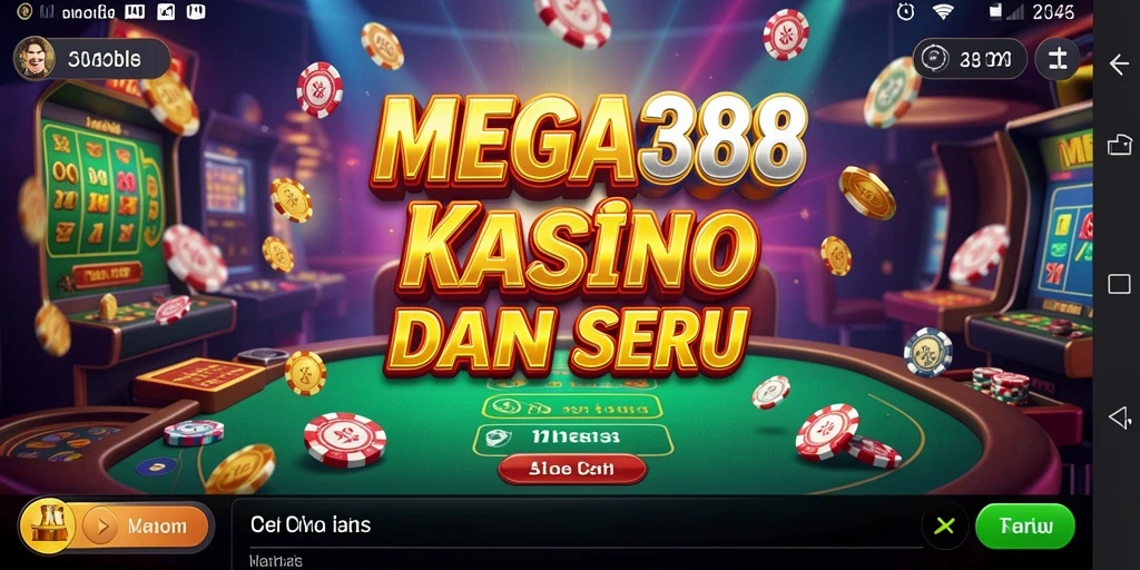 Tampilan gameplay menarik dari MEGA388 dengan berbagai permainan Kasino.