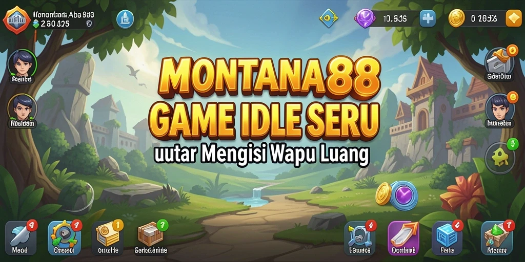 Tampilan gameplay utama MONTANA88 yang menyenangkan dan interaktif.