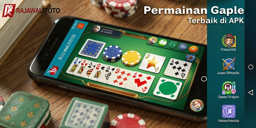 Screenshot gameplay RAJAWALITOTO yang menunjukkan keseruan bermain Gaple.