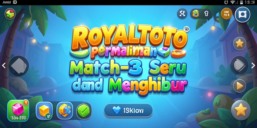 Tampilan gameplay seru dari ROYALTOTO yang menantang dan penuh warna.