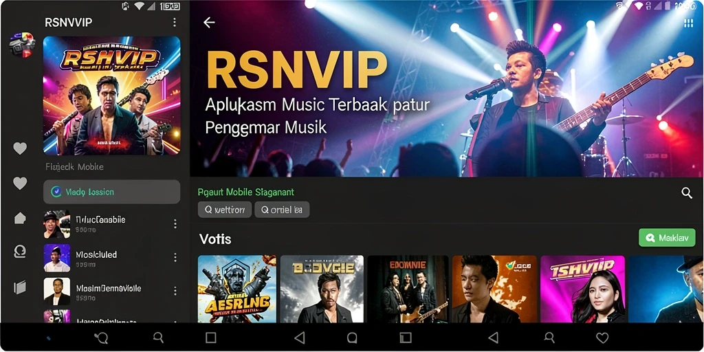 Tampilan gameplay RSNVIP yang interaktif dan menarik bagi penggemar musik.