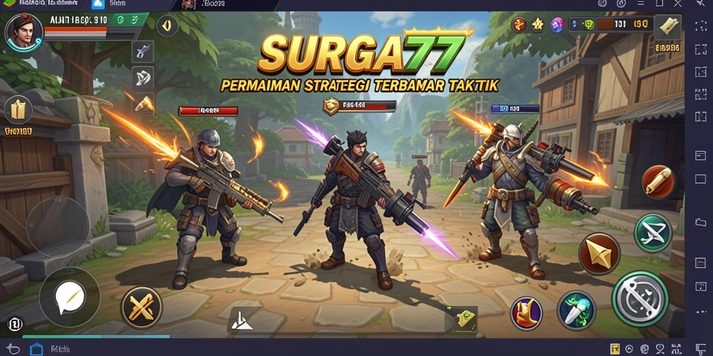 Tampilan gameplay SURGA77 yang menegangkan dan menarik.