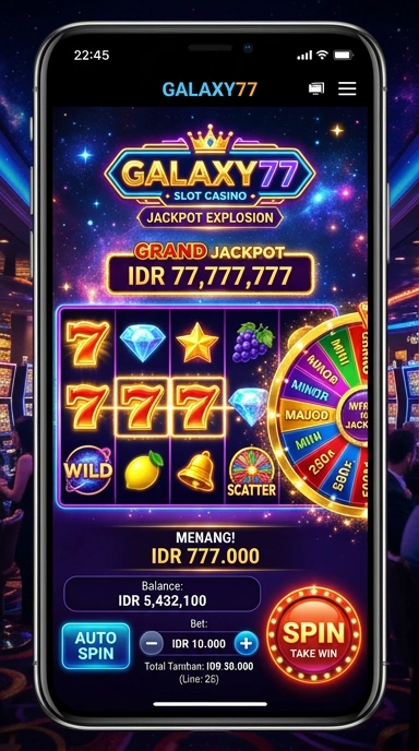 Cuplikan layar dari aplikasi di galaxy77, menampilkan antarmuka yang intuitif.